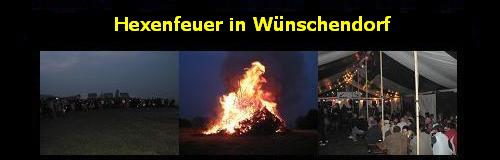 Hexenfeuer in Wünschendorf